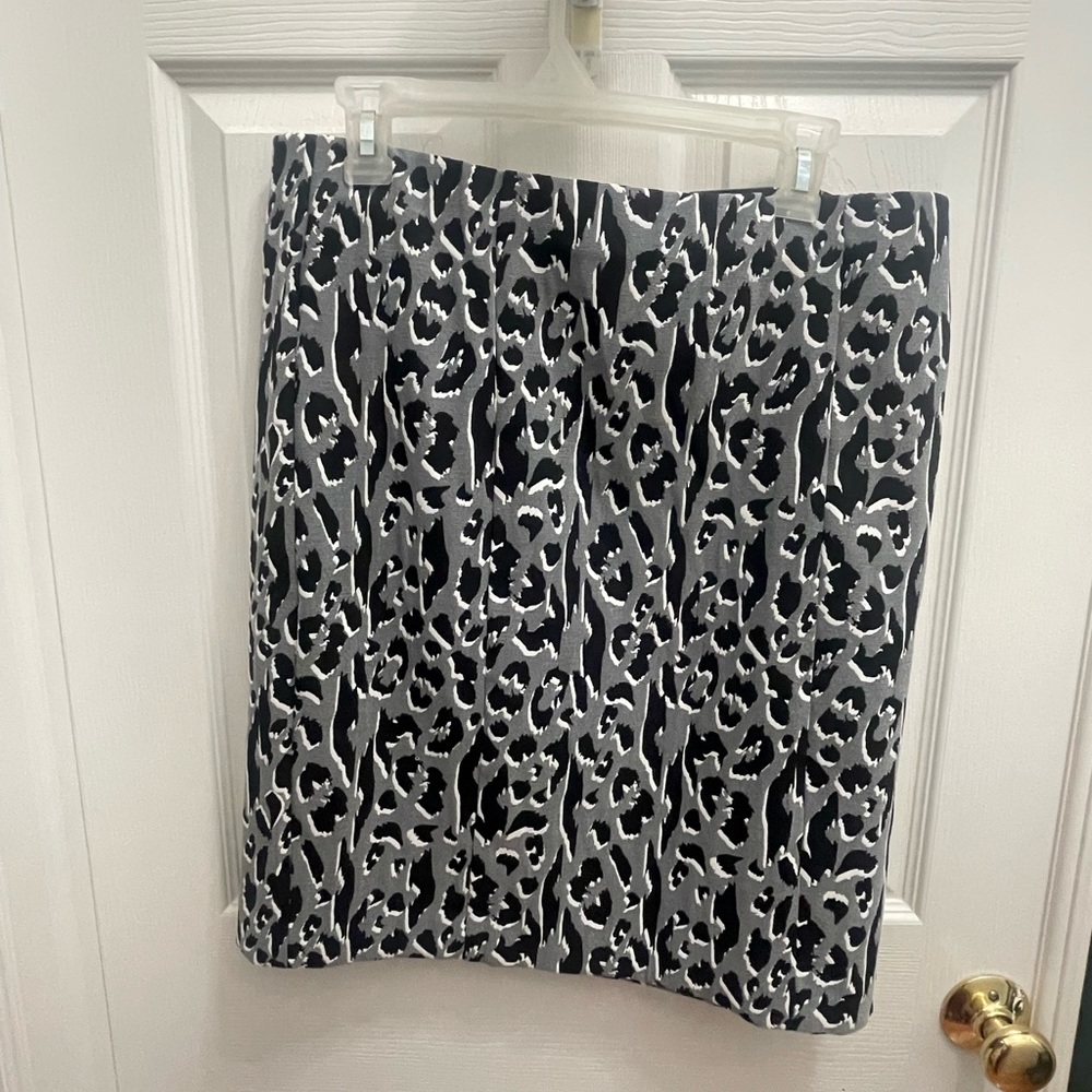 Alfani Animal Print Slip-On Skirt